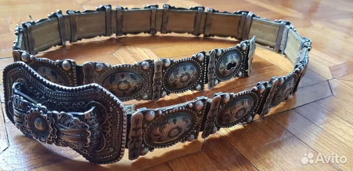 Пояс из серебра