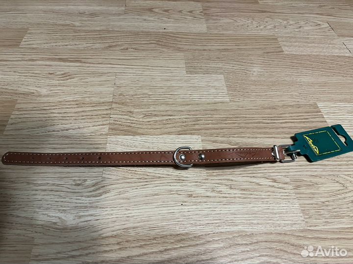 Ошейник кожаный