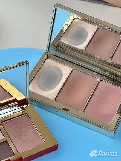 Палетки Estee Lauder и clarins