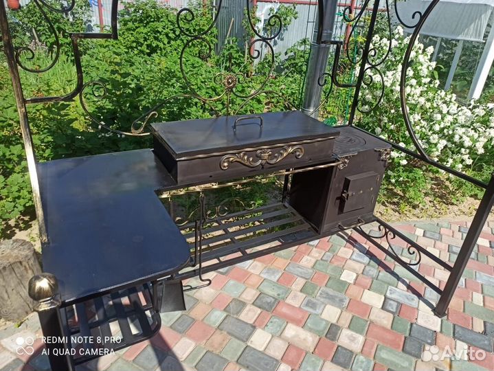 Кованый мангал для дачи