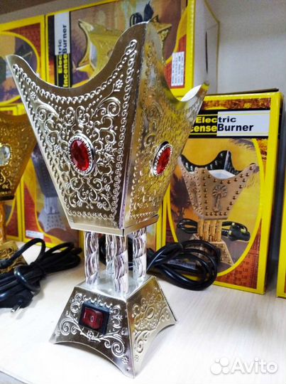 Бухурница, украшенная камнями