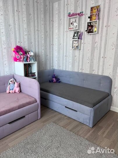Детская кровать мягкая