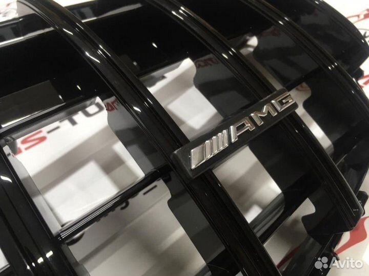 Решетка на Mercedes GLK 12-15г. GT-Black AMG