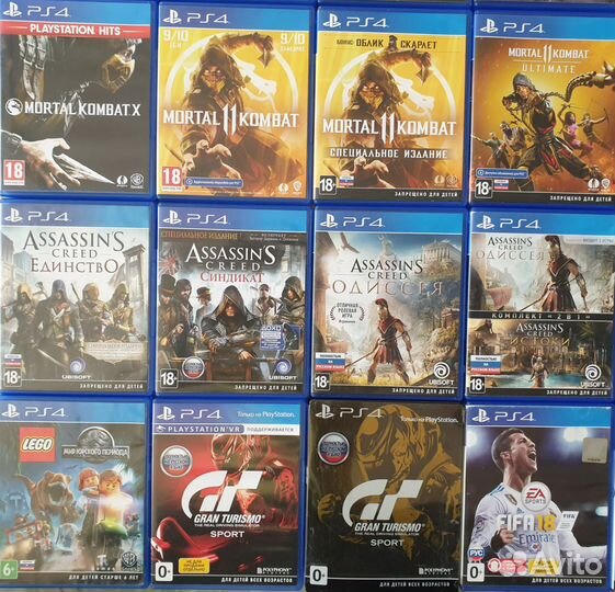 Игры на sony playstation 4