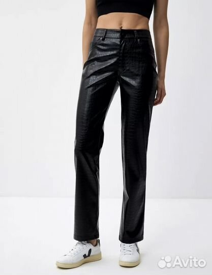 Брюки кожаные sela