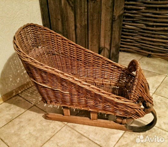 Сани из лозы