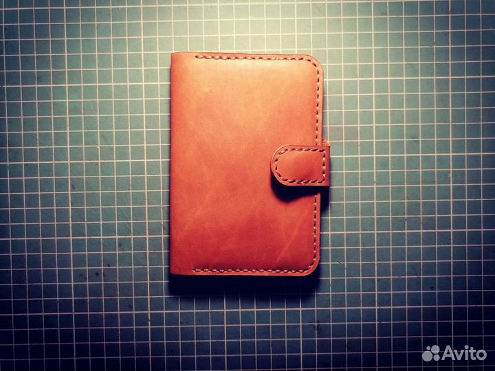 Обложка на паспорт, натуральная кожа