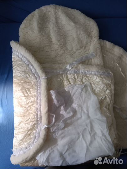 Зимний конверт одеяло на выписку