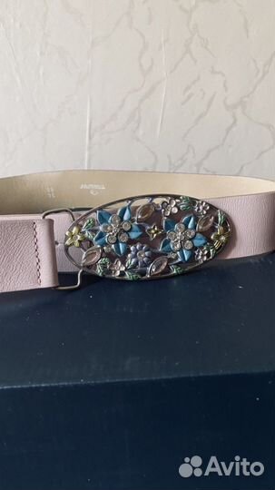 Ремень женский натуральная кожа италия