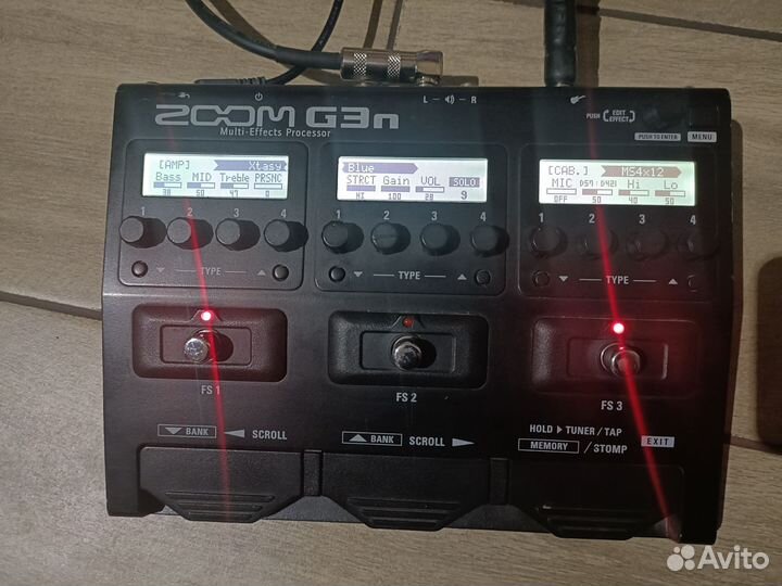 Гитарный процессор эффектов Zoom g3n