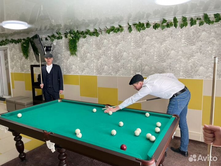 Баня с джакузи в коттедже. Бильярд. Караоке