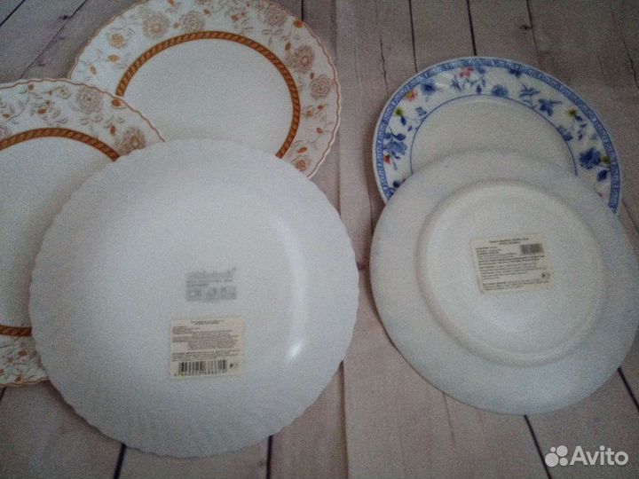 Тарелки новые