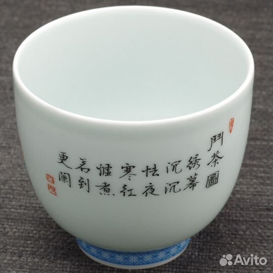 Пиала 200мл «Доуцзянту - чайные битвы Сун», фэнцай эпохи Юнчжэна (402581)