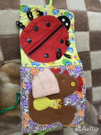 Развивающая мягкая книжка