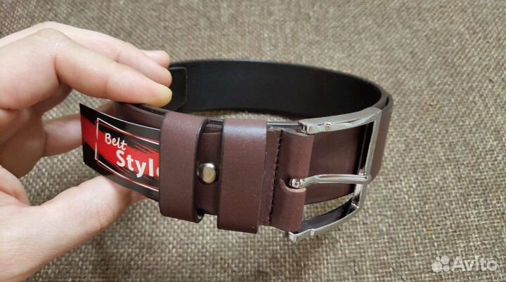 Мужской кожаный ремень