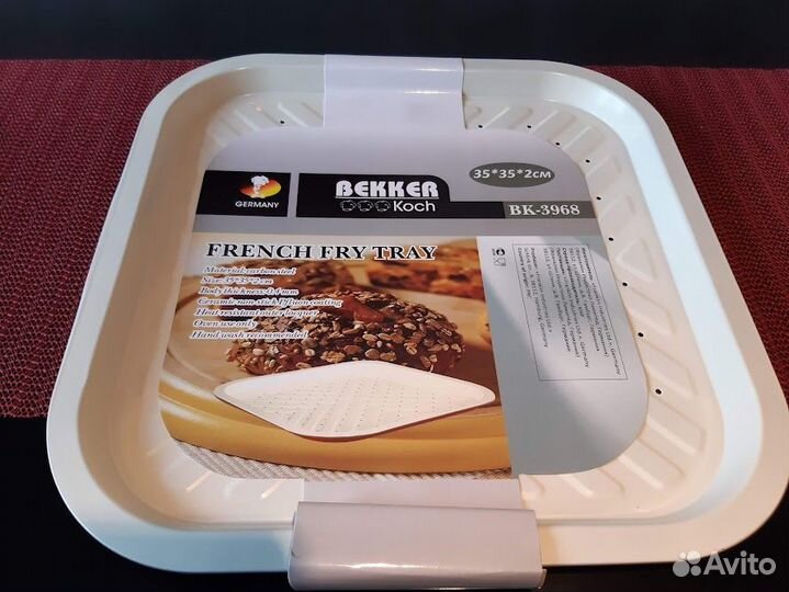 Противень с керамическим покрытием для готовки