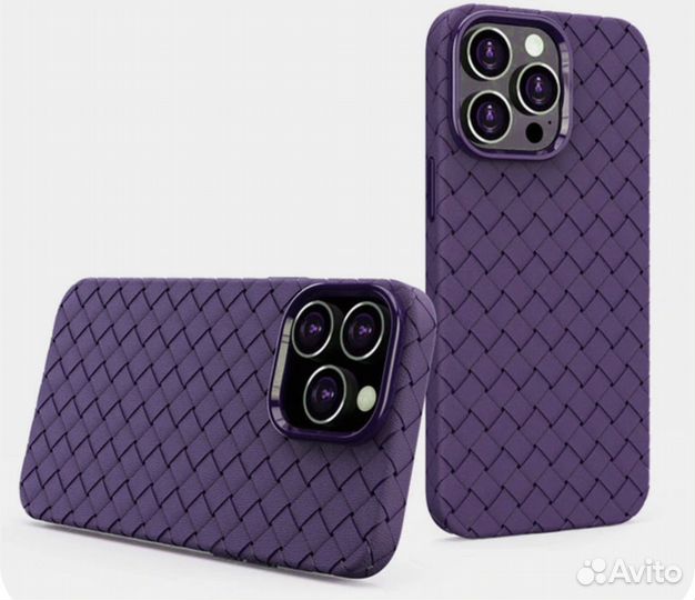 Чехол плетеный на iPhone 12, 13, 14 pro, pro max
