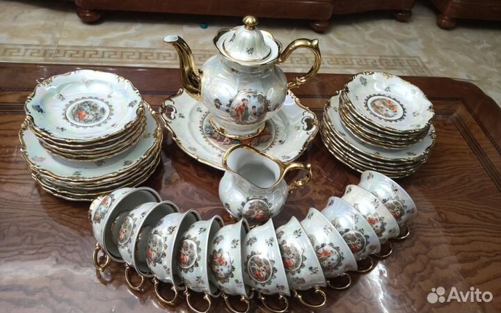 Сервиз чайный Мадонна гдр 12 персон