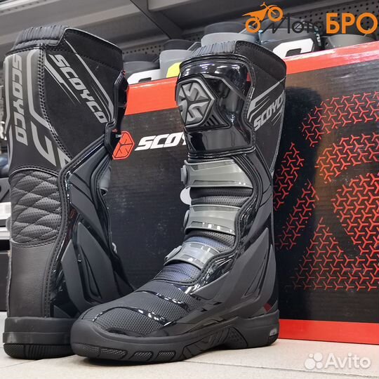 Мотоботы Scoyco MBM009 Черные Размер 42