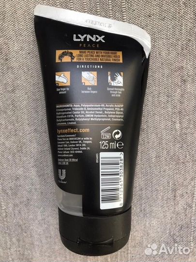 Гель для волос Lynx Англия