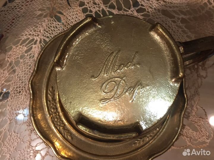 Бронзовый подстаканник