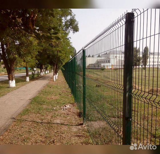 Забор сетка 3д