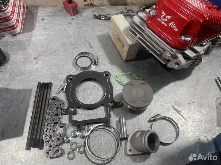 Гбц головка 172FMM 175FMN 4 клапана 250 300