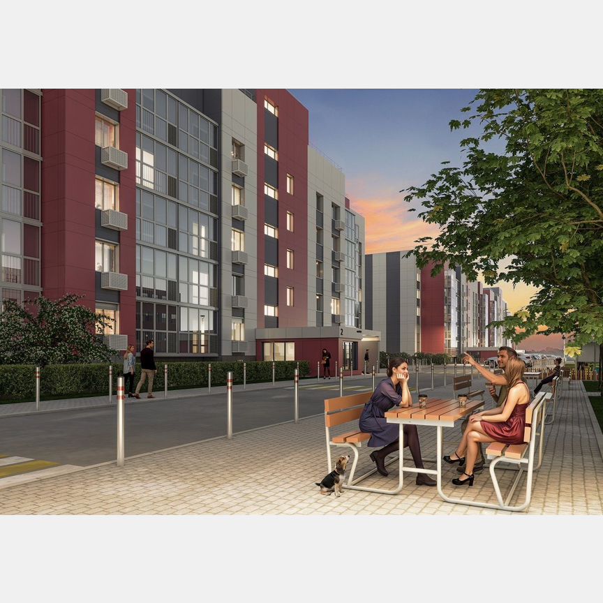 1-к. квартира, 35,7 м², 3/5 эт.