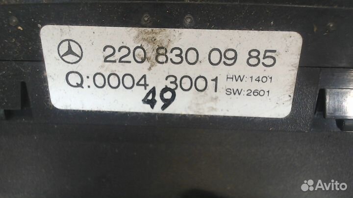 Переключатель отопителя Mercedes S W220, 2001