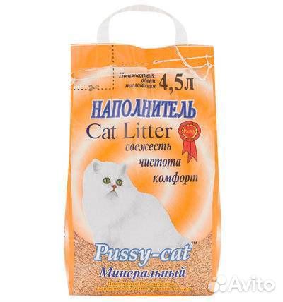 Pussy-Cat минеральный наполнитель 3 кг