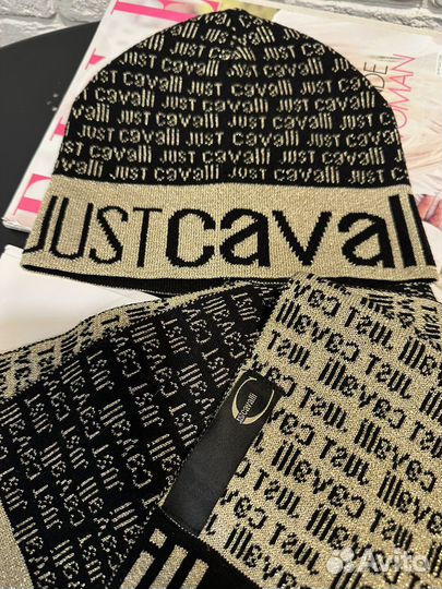 Шапка шарф Just Cavalli оригинал