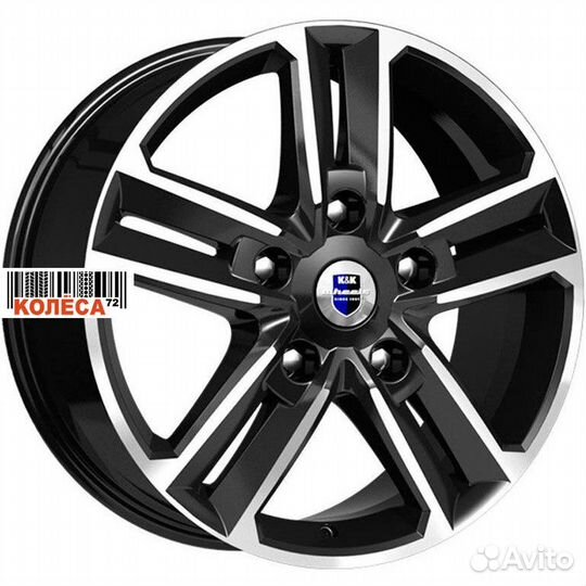 Кик Backfire 8x18 5x120 ET45 Dia67.1 алмаз черный