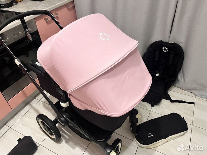 Коляска bugaboo buffalo soft pink 2/1