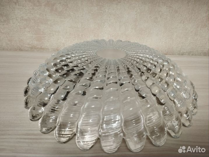 Ваза для фруктов хрустальная