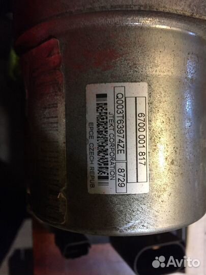 Мотор рулевой рейки Пежо 207