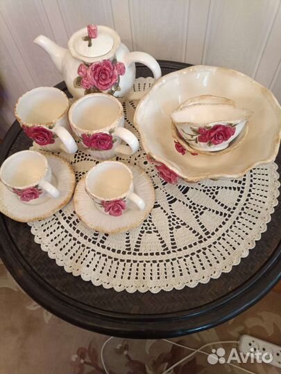 Сервиз чайный с розами