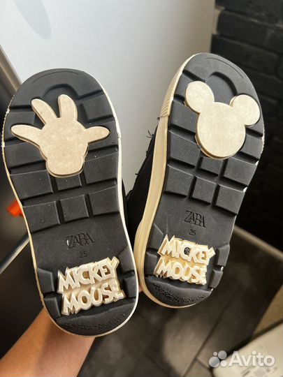 Ботинки оригинал zara для мальчика 25