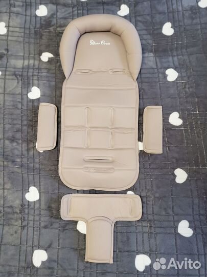 Матрасик с подголовником для прогулочной коляски