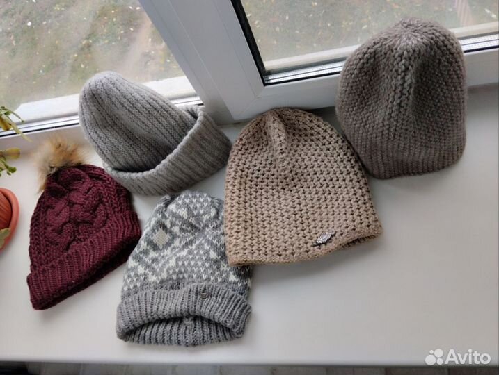 Шапка зима весна осень женская