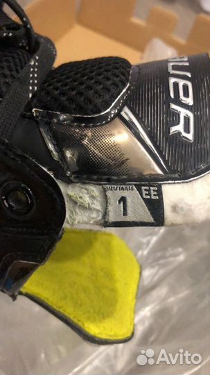 Детские хоккейные коньки bauer vapor 3x pro