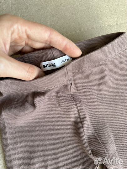 Лосины в рубчик для девочки