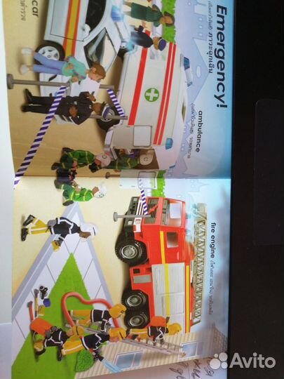 Развивающая детская книжка Транспорт на англ языке