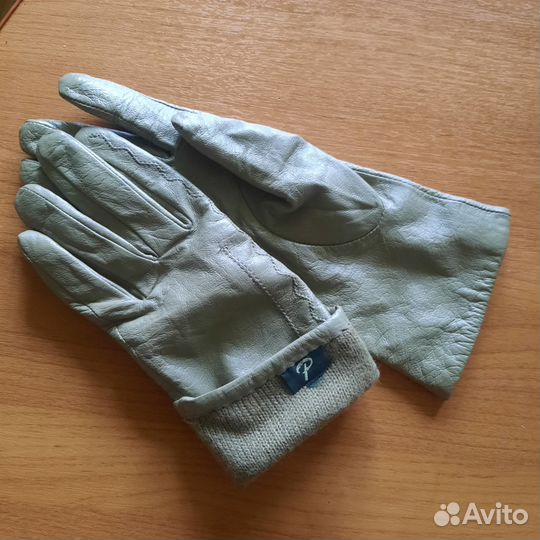 Перчатки женские кожаные размер 7