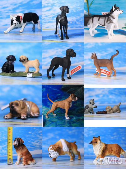 Собаки Schleich, Safari ltd, Bullyland