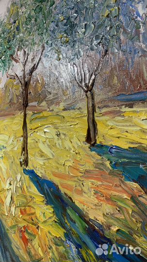 Картина маслом на холсте Большая