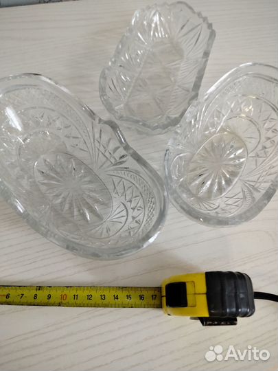 Салатник хрустальный