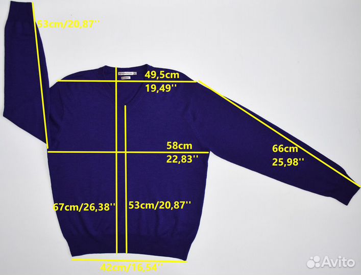 Шерстяной Свитер Полувер Мужской Peter Millar