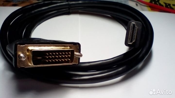 Кабель DVI - hdmi длина 1,5 м