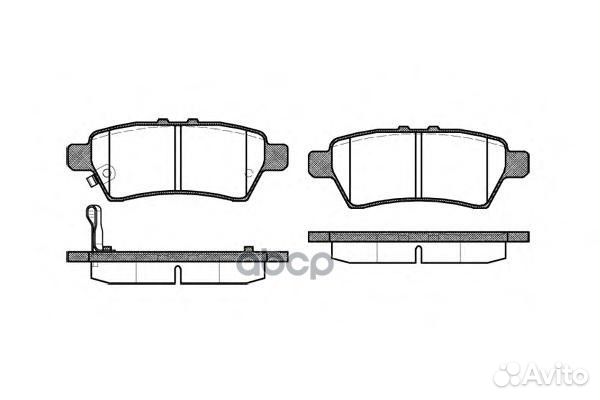 1188 01 FDB1882 44060EB325 колодки дисковые