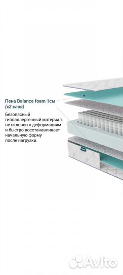 Матрас анатомический Healson Firm Easy 90х200